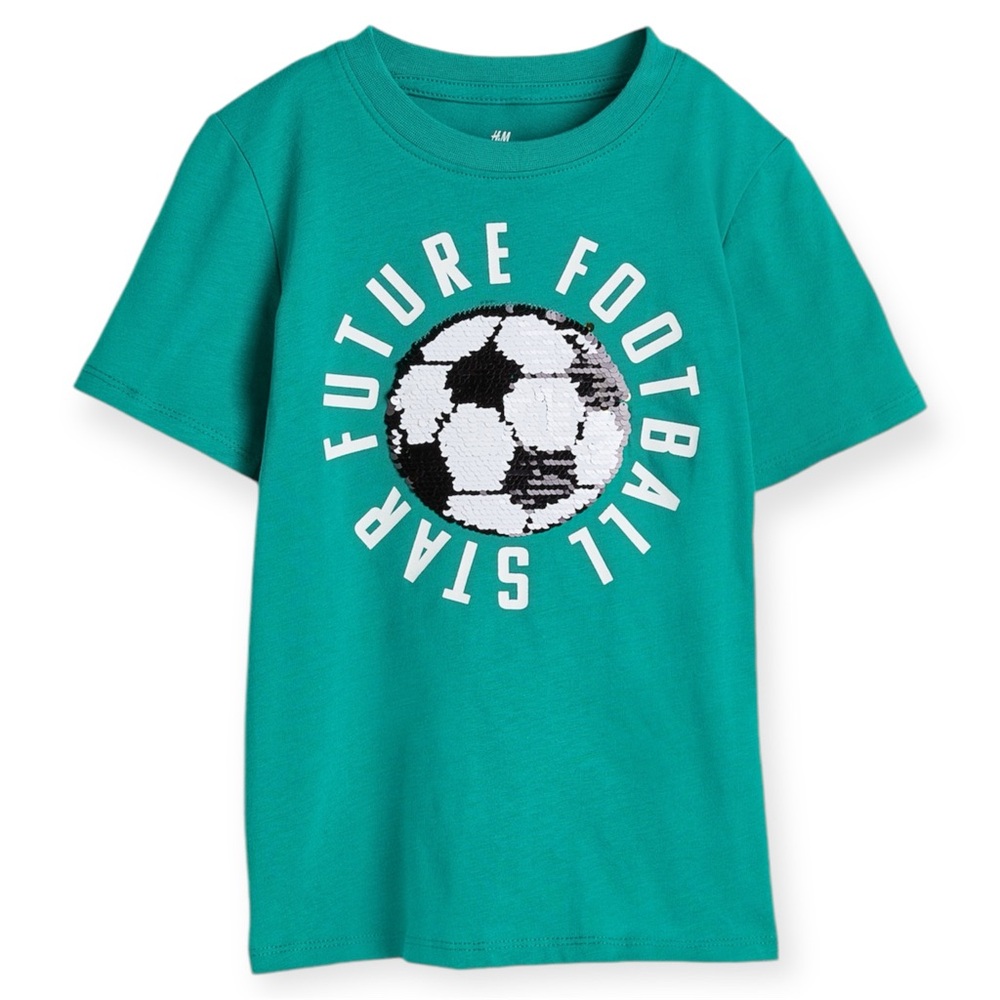 Interactive FUTURE FOOTBALL STAR Soccer Sequin flip T-Shirt